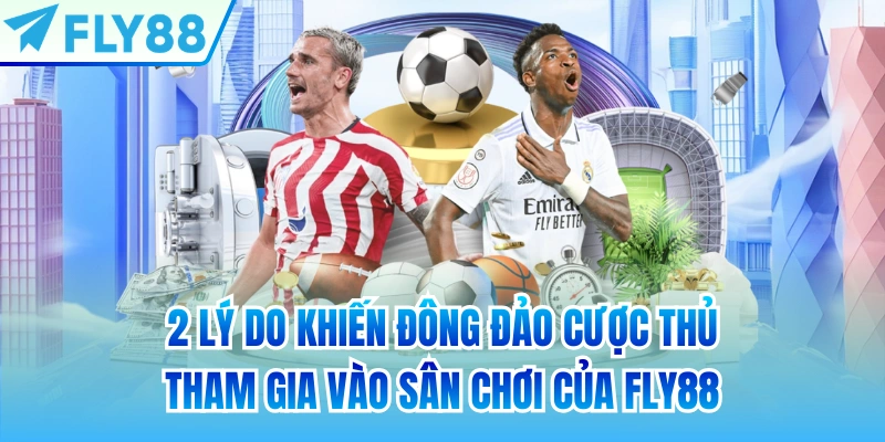 2 lý do khiến đông đảo cược thủ tham gia vào sân chơi của FLY88