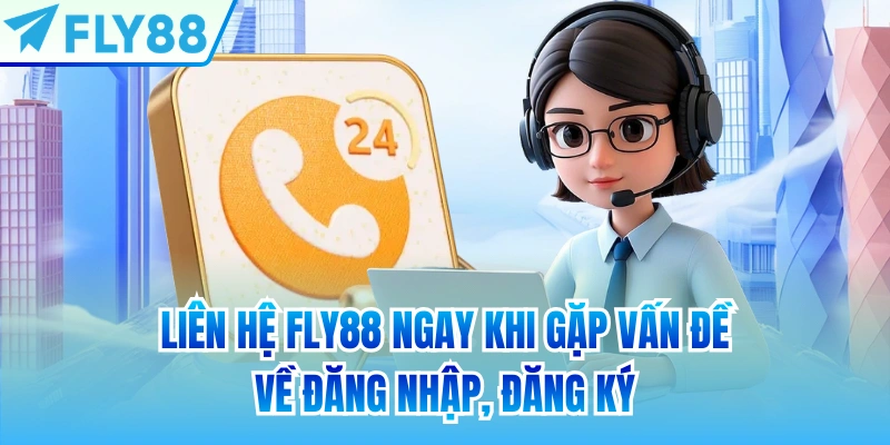 Liên hệ FLY88 ngay khi gặp vấn đề về đăng nhập, đăng ký